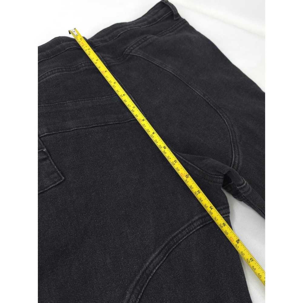 Rockstar Original Jeans XL Wynter Black Super Stacked Flare Cargo Pockets NWT - Picture 9 of 13